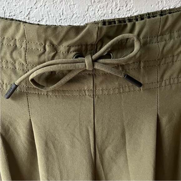 Prana green uptown drawstring pleated cuffed joggers - Picture 6 of 12
